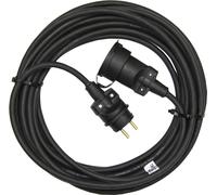 EMOS Câble d'extension extérieur 30 m / 1 prise / noir / caoutchouc / 230 V / 1,5 mm2, PM0505