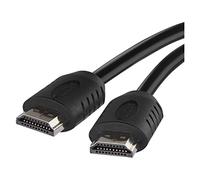 EMOS Câble HDMI 2.0 haute vitesse avec Ethernet 0,75 m, 18 Gbit/s haute vitesse avec prise en charge Ultra HD, 4K, 3D, ARC, fiche A vers fiche A, noir
