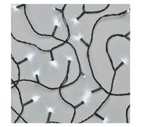 EMOS Chaîne de Noël LED 8m, extérieur et intérieur blanc froid, minuterie D4AC02