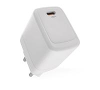 EMOS - Chargeur USB-C PD 20 W - Bloc d'alimentation avec Technologie GaN - Adaptateur Euro USB/C - Prise de Charge PowerDelivery de 20 W pour Smartphone, iPhone, tablettes - 5-12 V, Max. 3 A - Blanc