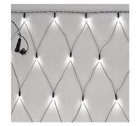 EMOS Connect System Filet Lumineux de Noël Standard 2 x 1,5 m avec 160 LED, composant d'extension C (sans câble de Connexion et Adaptateur), IP44 pour intérieur et extérieur, Blanc Froid