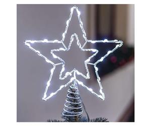 EMOS Connect System Lot de 30 étoiles de sapin de Noël à LED, élément supplémentaire pour système de guirlande lumineuse standard/professionnel, pièce d'extension C (sans adaptateur), IP44 pour