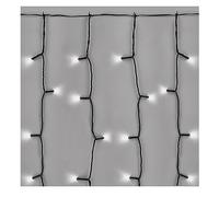 EMOS Connect System Rideau lumineux standard de 1 m avec 100 LED, composant d'extension C (sans câble de connexion et adaptateur), IP44 pour intérieur et extérieur, blanc froid