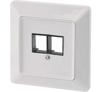 EMOS Couvercle blanc pour prise de données 2xRJ45 A6004.4