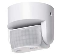 EMOS Détecteur de mouvement infrarouge IP65 pour l'intérieur et l'extérieur, champ de travail 180°, portée 12 m, sensibilité 3-2000 lux, pour montage en saillie