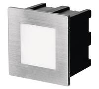 EMOS Éclairage d'escalier LED pour extérieur, spot d'orientation, encastrable et orientable, blanc neutre (4000 K), luminosité 75 lm, éclairage de marche de nuit entière 1,5 W, 220-240 V, dimensions 8