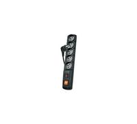 EMOS F5 - Protection contre les surtensions - CA 250 V - connecteurs de sortie : 5 - noir