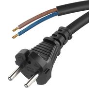 EMOS Flexo cordon caoutchouc 2x 1,5mm2, 3m, noir, S03330