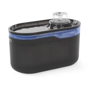 EMOS Fontaine pour Chat de 2,6 l avec système de Filtration - Pet Care - Fontaine à Eau Potable pour Chien et Chat - Fontaine d'eau Potable - Fontaine d'eau Douce - Gris