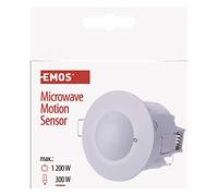 EMOS G1190 Détecteur de Mouvement MW Capteur IP20 Blanc