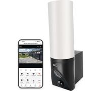 EMOS GoSmart Black Caméra extérieure pivotante avec WiFi et lumière H4065