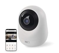 EMOS GoSmart Caméra de Surveillance d'intérieur 4 MP avec Double WiFi et Application, caméra IP Smart Home avec résolution 2560 x 1440 pour l'intérieur, avec détection de Mouvement et Suivi, Vision