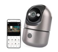 EMOS GoSmart Caméra de Surveillance d'intérieur 4 MP avec Double WiFi et Application - Caméra IP Smart Home pour l'intérieur - Détection et Suivi de Mouvement, Vision Nocturne et réglage de la Zone