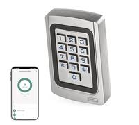 EMOS Gosmart Clavier de contrôle d'accès avec Lecteur RFID intégré et Application, Serrure à Code Smart Home pour Portes et portails, Clavier étanche pour Carte RFID/puces, contrôle d'accès de Porte