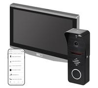 EMOS GoSmart Interphone vidéo avec WiFi et application, caméra Full HD étanche avec vision nocturne infrarouge, moniteur avec écran couleur LCD de 7 ", snapshot, enregistrement, contrôle de serrure de