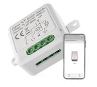 EMOS GoSmart - Module d'interrupteur d'éclairage Smart Home avec application - ZigBee - Pour interrupteur unique - Interrupteur relais encastré pour commande à distance - Commande vocale - Compatible