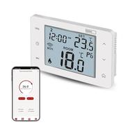 EMOS GoSmart Thermostat d'ambiance Smart Home avec application - WiFi - Thermostat IP pour systèmes de chauffage et de refroidissement - Économie d'énergie - Compatible Tuya, Google Assistant et Alexa