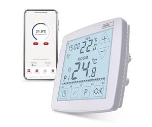 EMOS GoSmart Thermostat d'ambiance Smart Home avec Application - WiFi - Thermostat Open Therm pour Chauffage au Sol - avec Commande Tactile - Économie d'énergie - Compatible Tuya, Smart Life, Google