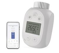EMOS GoSmart Thermostat de radiateur programmable avec Application et | ZigBee Thermostat Smart Home compatible avec Tuya, Smart Life, Alexa, Google Assistant, M30 × 1,5 mm