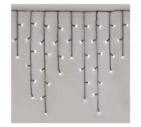 EMOS Guirlande lumineuse de Noël à LED, 10 m + 5 m de câble, 600 LED, 8 modes d'éclairage, bloc d'alimentation avec minuterie 6h/18h, IP44, pour l'intérieur et l'extérieur, blanc froid