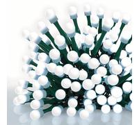 EMOS - Guirlande lumineuse LED avec 200 LED en forme de boule, blanc froid - Guirlande lumineuse de Noël de 20 m pour fêtes, Noël, décoration - 8 modes d'éclairage, minuterie de 6 h, bloc