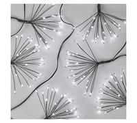 EMOS Guirlande lumineuse LED - Blanc froid - 5,2 m - Feux d'artifice - Noël - Fonction minuterie - Alimentation et transformateur - Décoration de fête - Noël