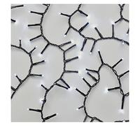 EMOS Guirlande lumineuse LED blanc froid pour intérieur et extérieur, 8 m de long - Guirlande lumineuse de Noël IP44 avec 400 LED + câble d'alimentation de 5 m et bloc d'alimentation - Fonction