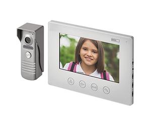 EMOS Interphone vidéo avec WiFi/Vidéo + application pour Android/iOS, caméra étanche 720p avec vision nocturne et écran LCD avec écran couleur 7"