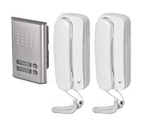 EMOS Kit d'interphone Audio pour Deux participants à Monter en saillie Design élégant Interphone/Kit Audio avec Ouverture de Porte Facile à Utiliser