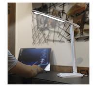 EMOS Lampe de table LED Chase à intensité variable, 7,2 W, luminosité max. 450 lm, couleur de la lumière réglable 2700-6500 K, bras de lampe pliable, câble d'alimentation de 1,5 m, IRC > 80, durée