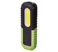 EMOS Lampe de travail LED étanche rechargeable avec pied pivotant, crochet et aimant, 400 lm, 40 m, batterie 2000 mAh avec 8,5 heures de durée d'éclairage et câble USB, 3 modes de lumière