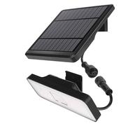 EMOS - Lampe solaire LED SUNNO pour extérieur avec détecteur de mouvement - Applique murale solaire pour maison/jardin avec câble de 1,8 m - Portée du capteur 120 ° 6 m - 3 modes d'éclairage,