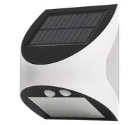 EMOS Lampe solaire LED LUMI pour extérieur avec détecteur de mouvement - Applique murale solaire pour maison/jardin avec lumière d'ambiance - Portée du capteur 5 m/120° - 2 modes d'éclairage,