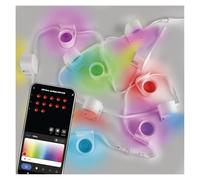 EMOS - Lampes murales Smart Spot, ensemble initial de 12 pièces - RGBIC+CCT LED à coller, dimmables - Éclairage d'ambiance WiFi 2,4 GHz, HandyApp, assistants vocaux - Spot intérieur de 2,55 m