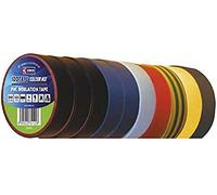 EMOS Lot de 10 rubans isolants en PVC 19/20 MIX 10KS 19 mm/20 m