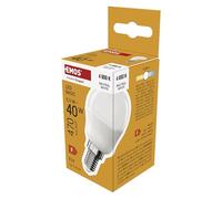 EMOS Mini ampoule LED, 5,5 W, remplace une ampoule à incandescence de 40 W, culot E14, luminosité 470 lumens, blanc neutre 4000 K, durée de vie de 20 000 heures, IRC min. 80, angle d'éclairage 180°