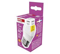 EMOS Mini lampe LED, 6,5 W, remplace une ampoule à incandescence de 60 W, petite ampoule avec culot E27, luminosité 806 lm, blanc neutre 4000 K, durée de vie 30 000 h, IRC min. 80, angle d'éclairage