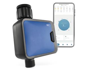 EMOS - Minuteur d'arrosage Intelligent avec 1 Sortie avec Application, Bluetooth - Hub ZigBee requis - Fonctionnement sur Batterie - Contrôle Automatique de l'arrosage 1 Min à 24 h, 8 Bar, 35 l/Min