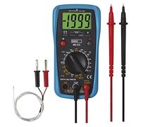 EMOS Multimètre numérique CATIII 300 V avec pointes de mesure, 2000 points AC/DC, testeur de courant AC/DC et testeur de batterie, fonction mémoire, vérifie la continuité, la résistance, les diodes,
