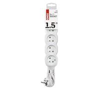 EMOS multiprise 1,5 m, 5 Prises françaises, intérieur, câble 1,5 m