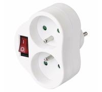 Emos P0062 adaptateur prise d'alimentation Blanc