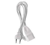 EMOS P01303 Rallonge électrique 3 m avec fiche Euro et couplage Câble Plastique 2 x 0,75 mm Rallonge de Courant pour intérieur 575 W 250 V