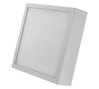 EMOS Panneau LED 12,5 W, plafonnier carré 1100 lm, applique murale 17 cm, 3 couleurs de lumière réglables blanc chaud/blanc neutre (3000/3500/4000 K), pilote LED inclus