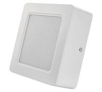 EMOS Panneau LED 2 en 1 9 W carré 900 lm Plafonnier encastrable 12 x 12 cm Blanc neutre 4000 K Avec pilote LED Blanc Rond