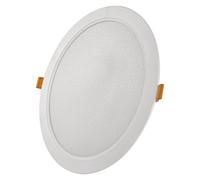 EMOS Panneau LED 24W Rond 2400LM Plafonnier Encastrable avec Diamètre 22cm Blanc Neutre 4000K avec Pilote LED Extra Plat Profondeur d'encastrement 2,6cm Blanc