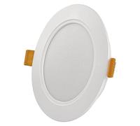 EMOS Panneau LED 9 W rond 900 lm plafonnier encastrable avec diamètre 12 cm, blanc neutre 4000 K, pilote LED inclus, extra plat, profondeur d'encastrement 2,6 cm, blanc