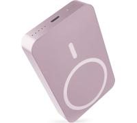 EMOS Powerbank WI 1046, 10000 mAh MagSafe avec Passthrough et Wireless-Charging, sortie USB-C y compris câble - pour iPhone, Smartphone - rose, B0551S