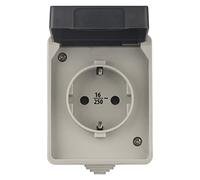 EMOS Prise Murale A1396 Schuko IP44