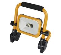 EMOS Projecteur de chantier à LED 10 W, étanche, portable, avec pied et poignée, 3 modes d'éclairage avec luminosité max 1000 lm, 6500 K, rechargeable 4400 mAh, indice de protection IP54, jaune