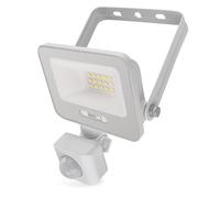 EMOS - Projecteur LED en aluminium GLARO 10 W avec capteur - Étanchéité IP54 pour pièces humides et extérieur - Super lumineux 1 000 lm, blanc neutre 4 000 K, durée de vie 20 000 h - Câble de